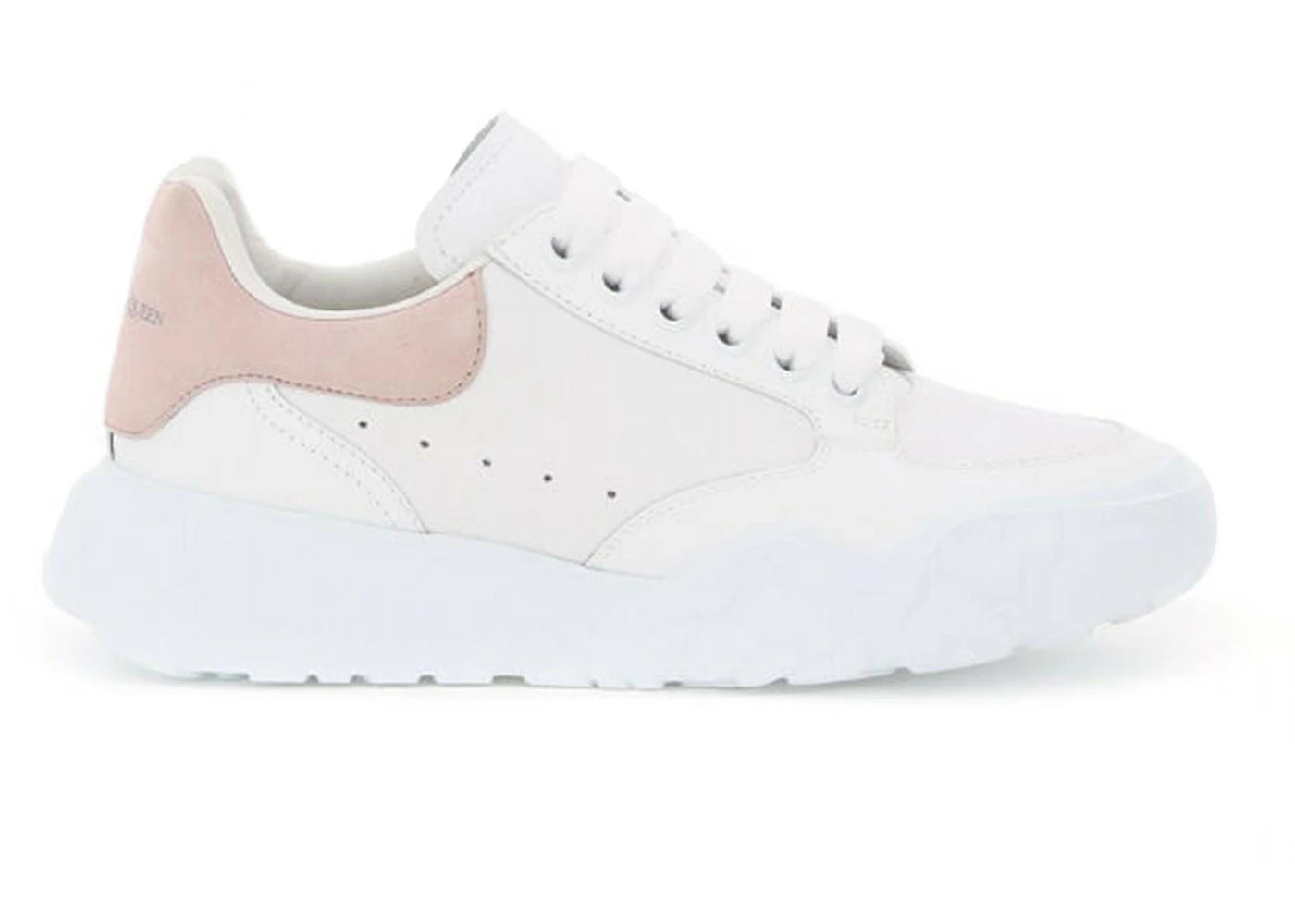 Alexander Mcqueen Oversized Court Trainer White Patchouli (Women'S)