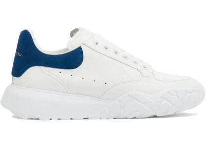 Alexander Mcqueen Oversized Court White Blue
