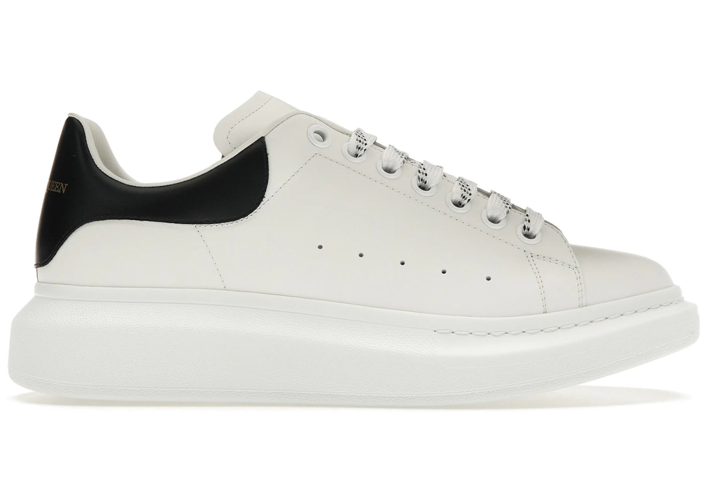 Alexander Mcqueen Oversized White Black