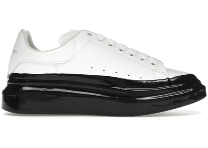 Alexander Mcqueen Oversized Paint Dipped White Black