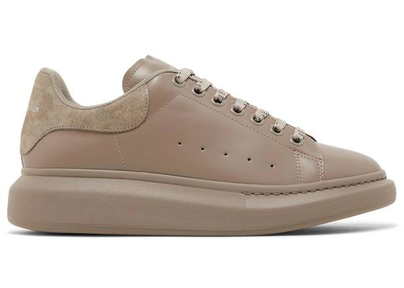 alexander mcqueen oversized pewter beige