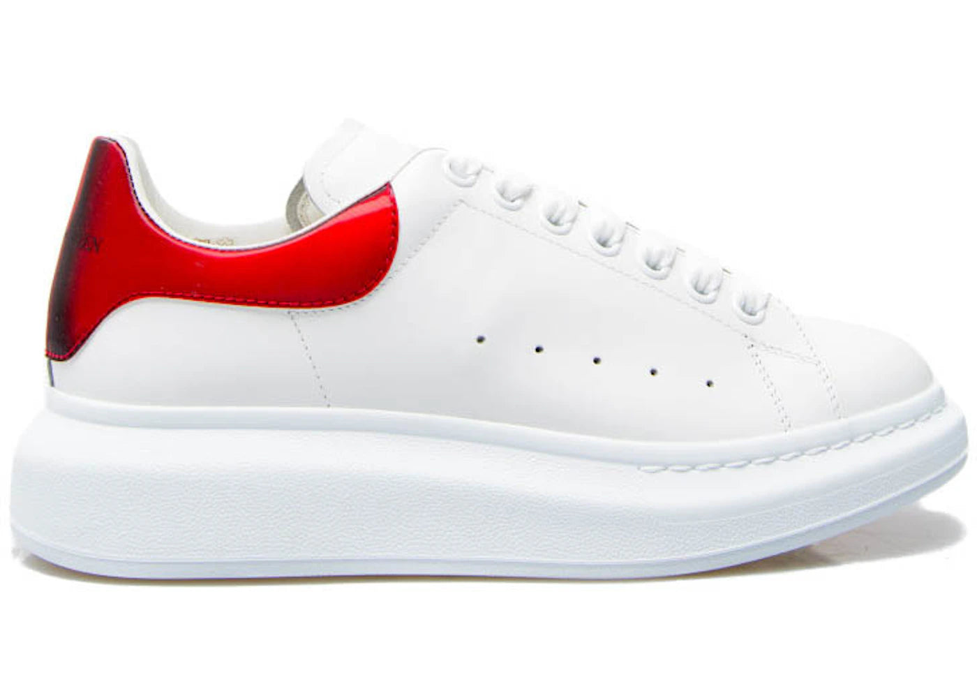 alexander mcqueen oversized red reflective