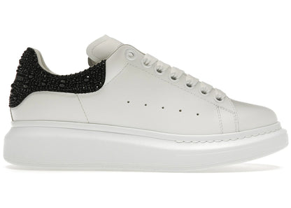 Alexander Mcqueen Oversized White Black Crystals (Women'S)