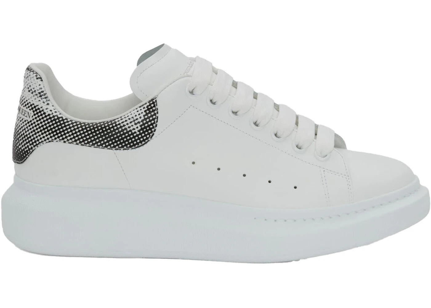 alexander mcqueen oversized white black pixels