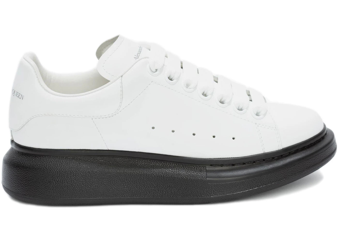 alexander mcqueen oversized white black sole (women's)