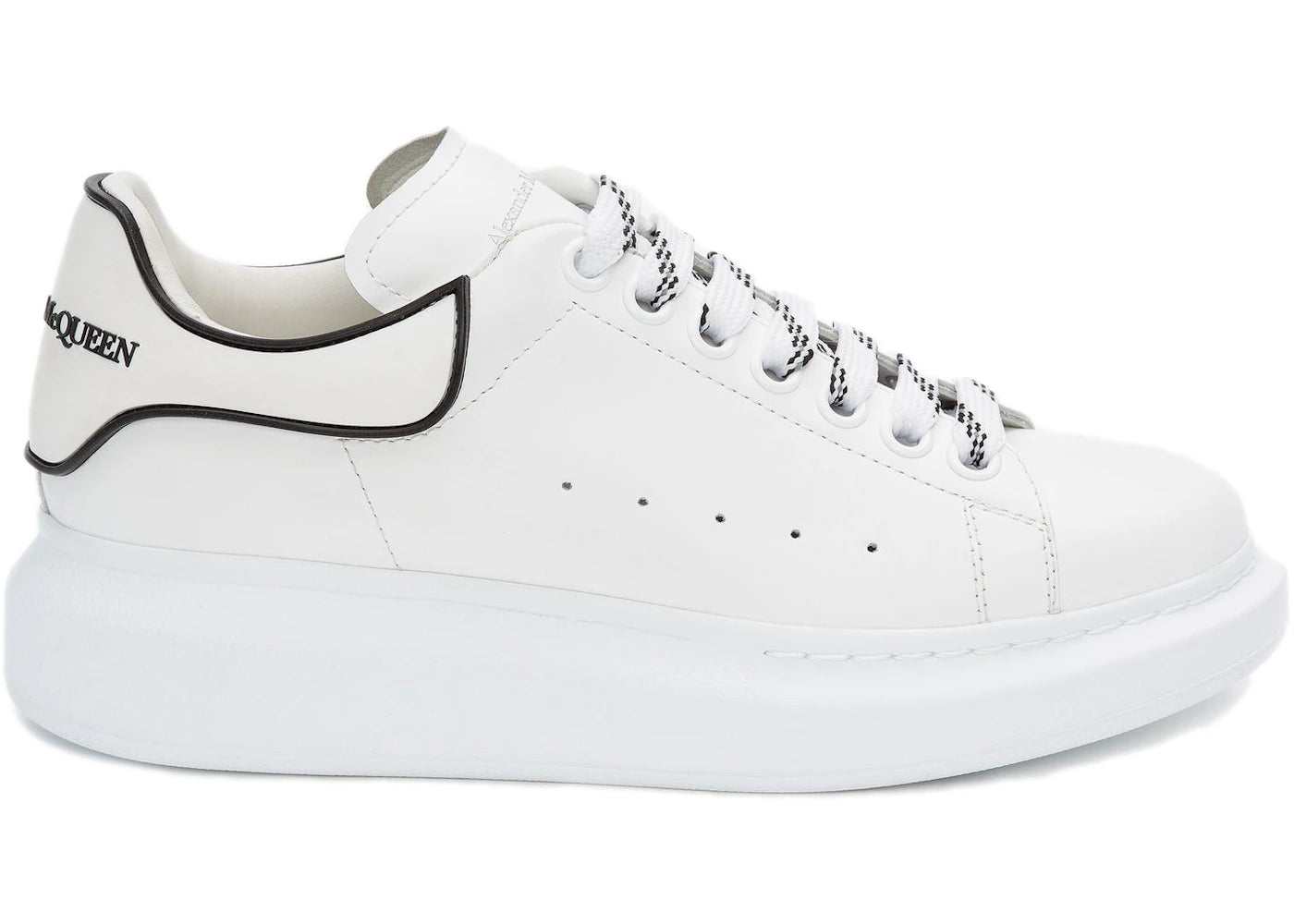 Alexander Mcqueen Oversized White Black (Women'S)