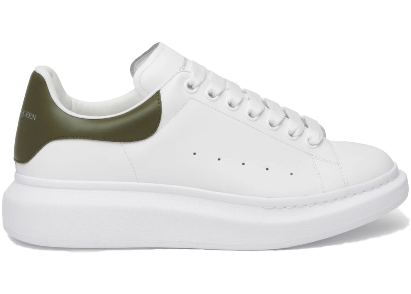 Alexander Mcqueen Oversized White Khaki