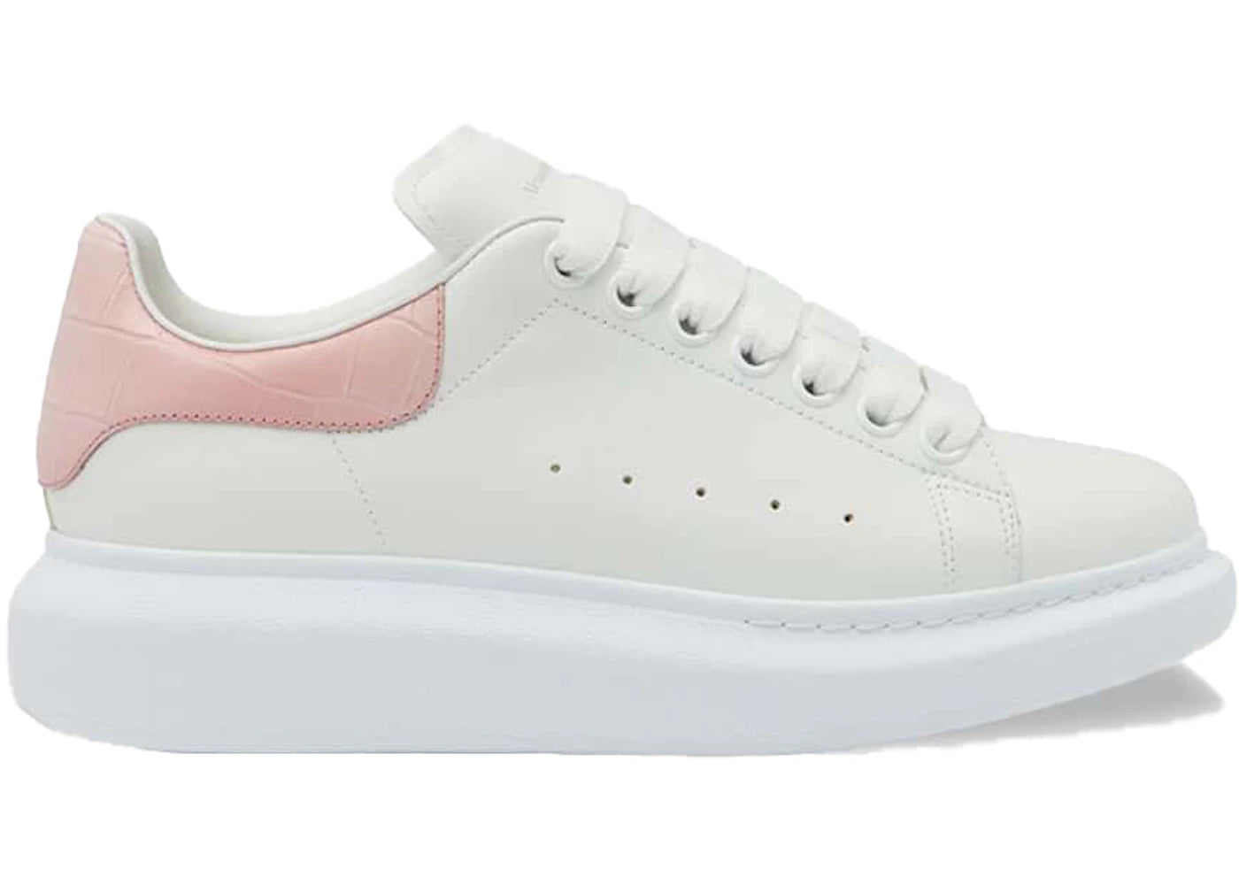 alexander mcqueen oversized white pink (women's)