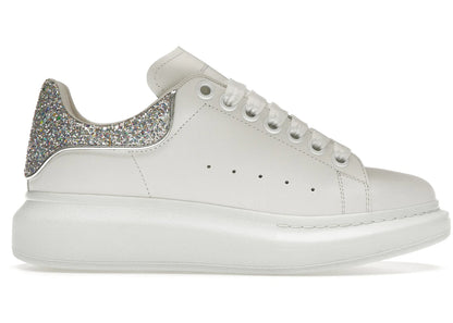 Alexander Mcqueen Oversized White Silver Glitter (Women'S)