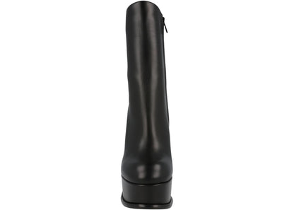 alexander mcqueen platform ankle boot black (women's)