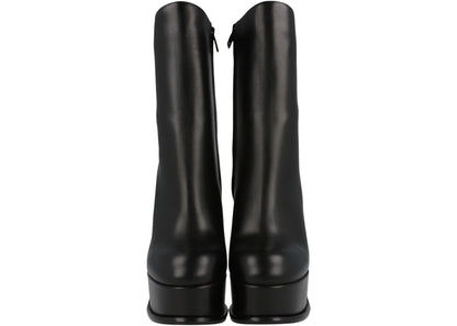 alexander mcqueen platform ankle boot black (women's)