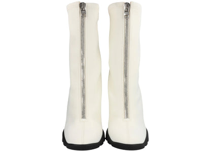alexander mcqueen slim tread boot white black (women's)