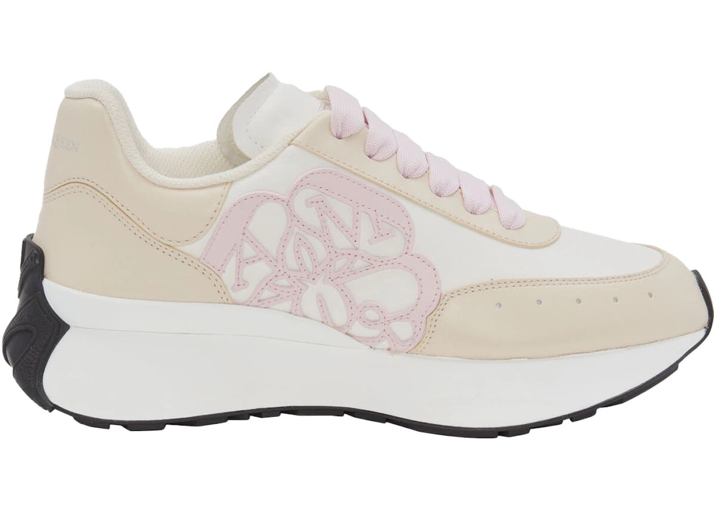 alexander mcqueen sprint runner beige light pink (women's)