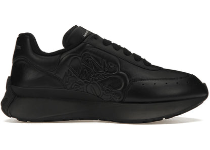 Alexander Mcqueen Sprint Runner Black Sealed Logo