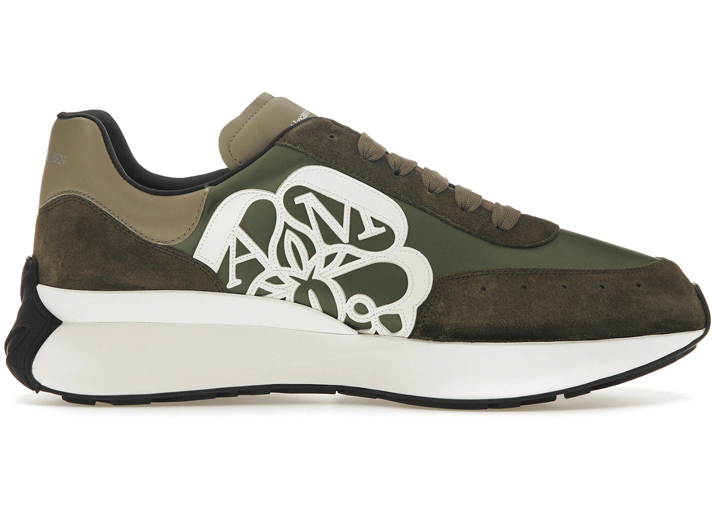 alexander mcqueen sprint runner khaki