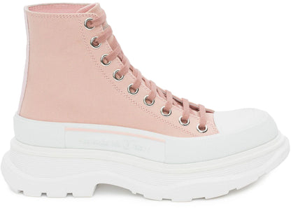 Alexander Mcqueen Tread Slick Boot Magnolia White (Women'S)