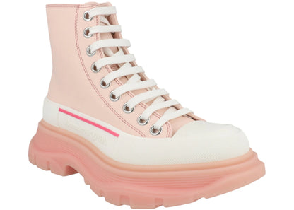 alexander mcqueen tread slick boot pale peach (women's)