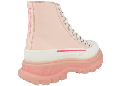 alexander mcqueen tread slick boot pale peach (women's)