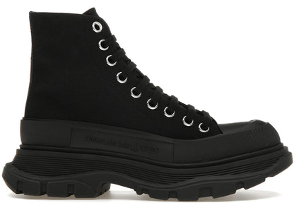 Alexander Mcqueen Tread Slick Lace Up Boot Black (Women'S)