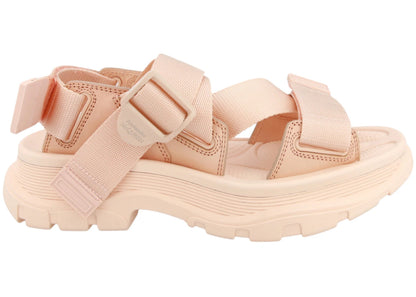 alexander mcqueen tread-sole sandals pink (women's)