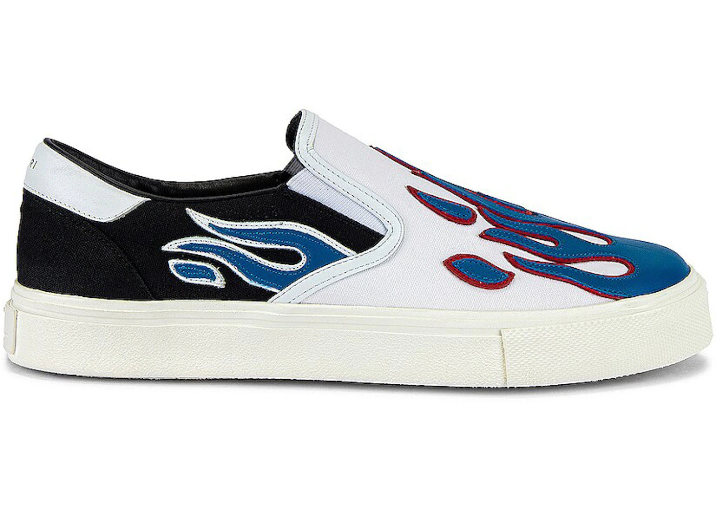 Amiri Flame Slip On Black/Blue