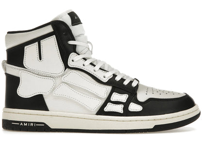 Amiri Skel High Tops Black White, back