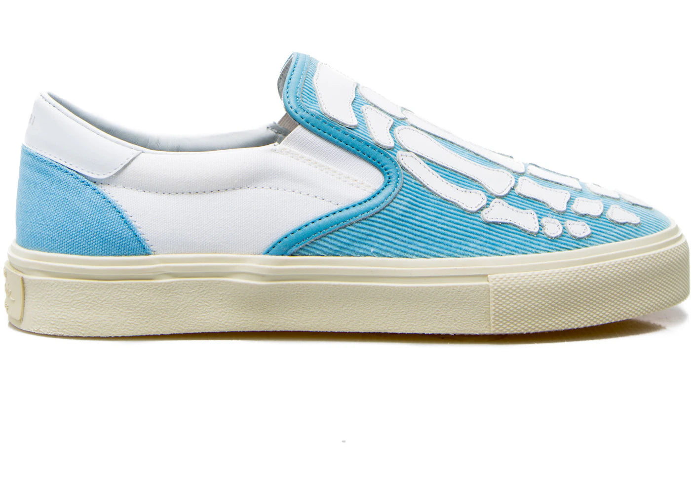 Amiri Skel Toe Slip On Light Blue/White