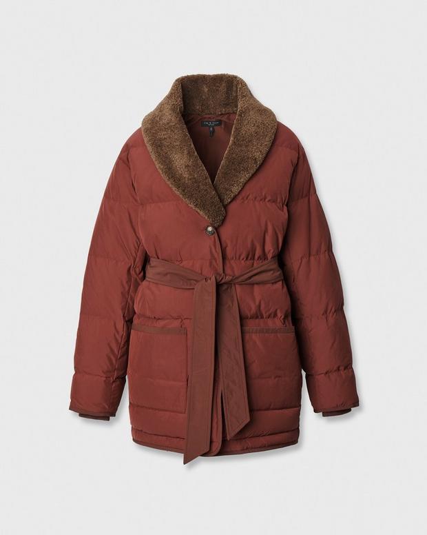 Rag & Bone Angie Long Down Jacket
