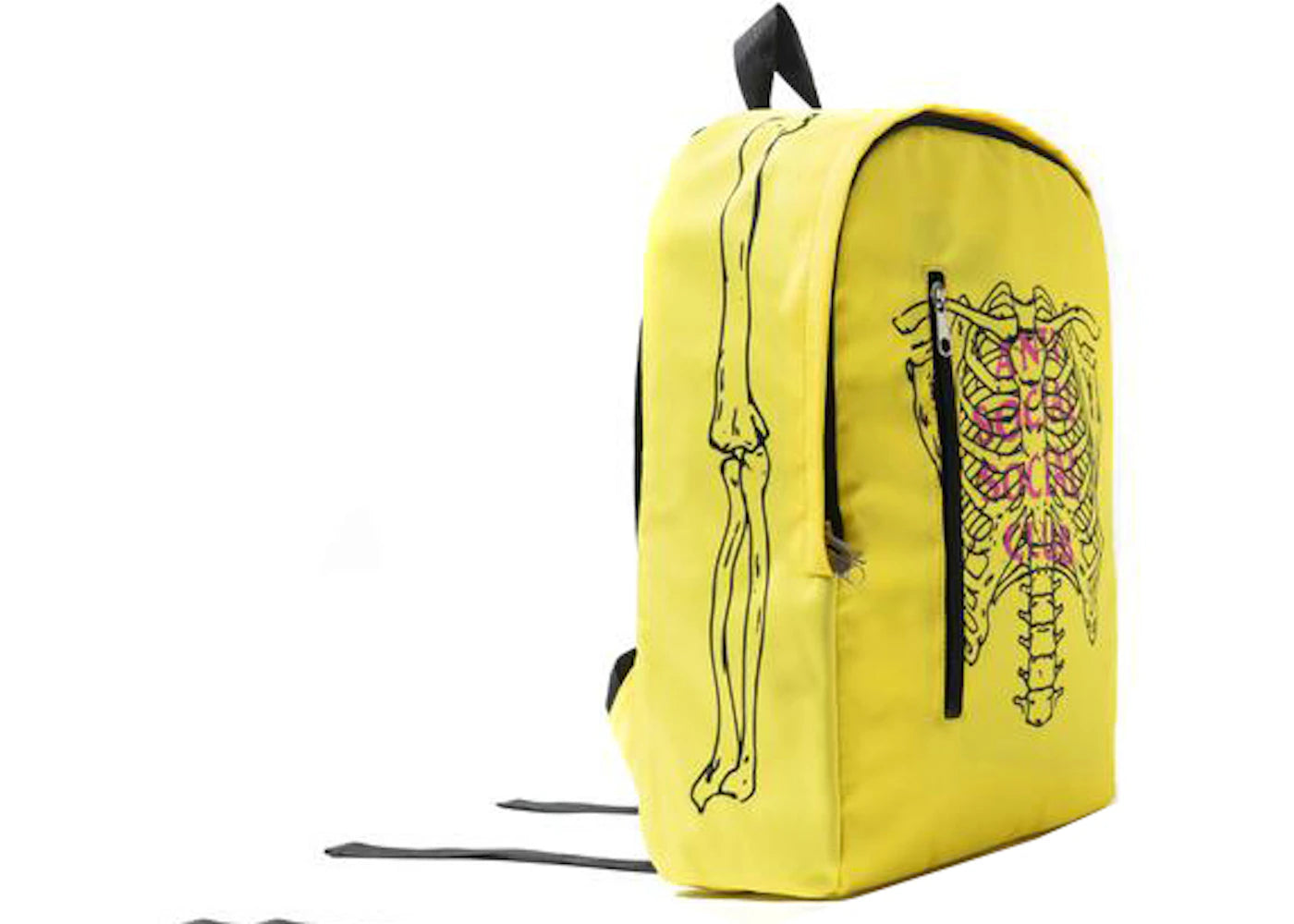 anti social social club broken backpack yellow 