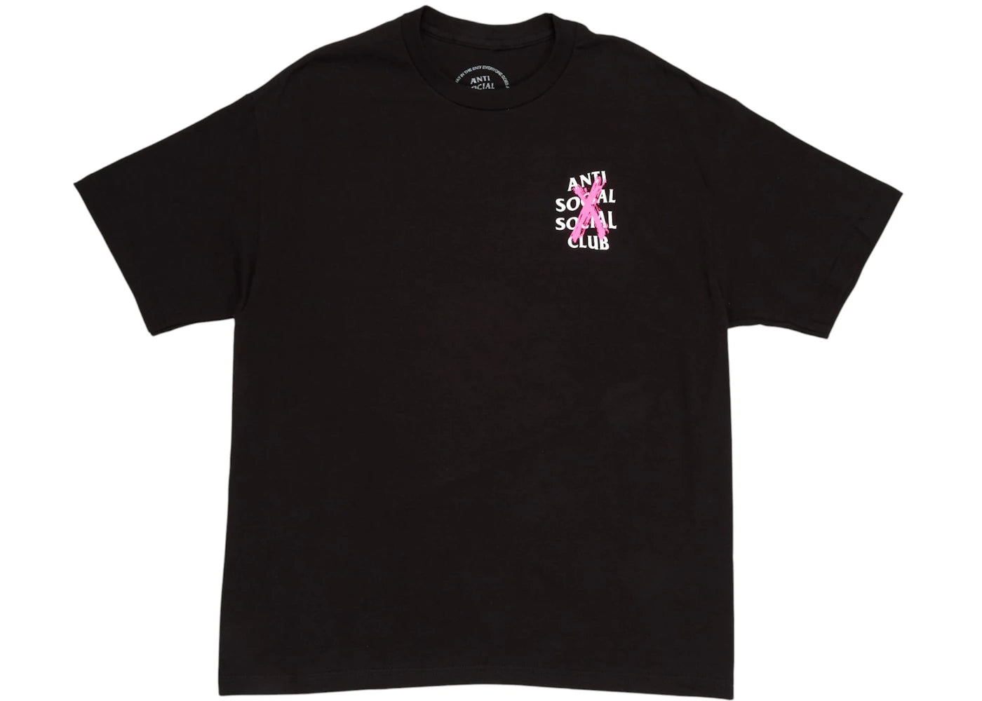 anti social social club cancelled t-shirt black