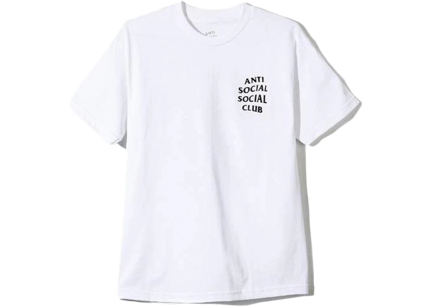 anti social social club logo tee white