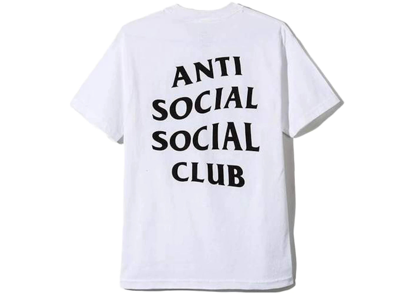 anti social social club logo tee white