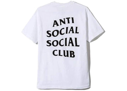 anti social social club logo tee white
