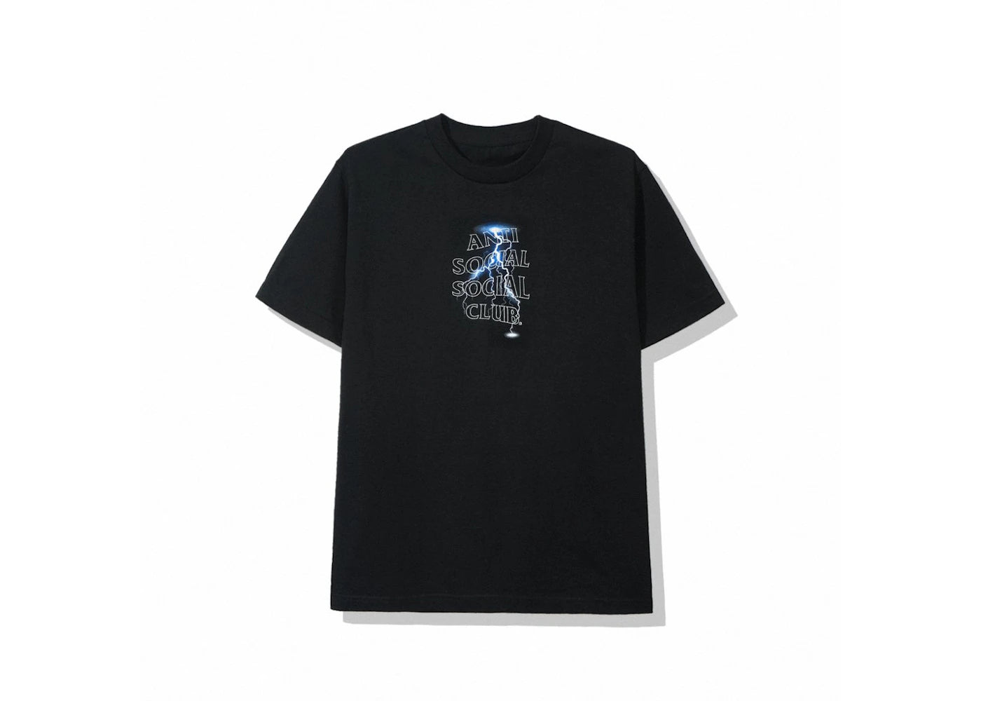 anti social social club twister tee (fw19) black