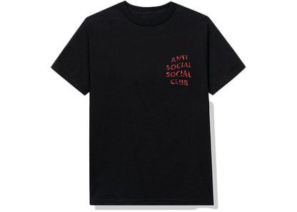 anti social social club wild life t-shirt black