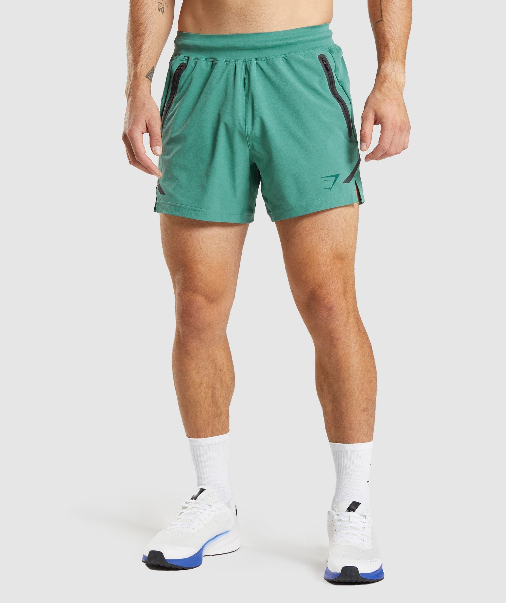 Gymshark Apex 5" Perform Shorts Hoya Green