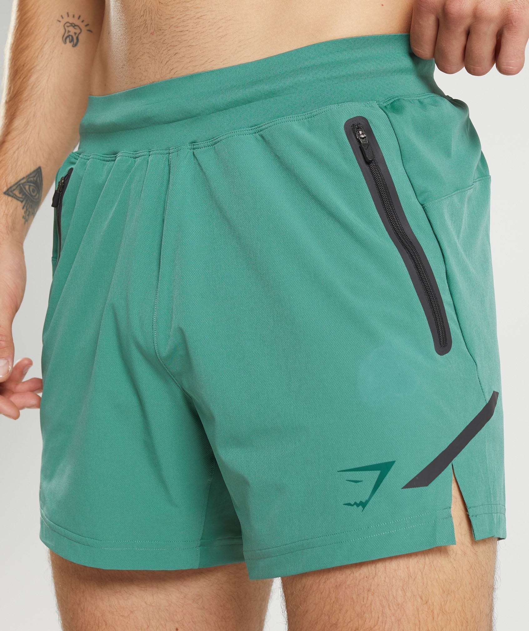Gymshark Apex 5" Perform Shorts Hoya Green