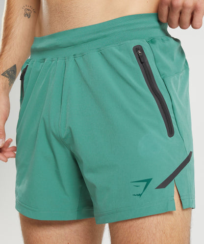 Gymshark Apex 5" Perform Shorts Hoya Green