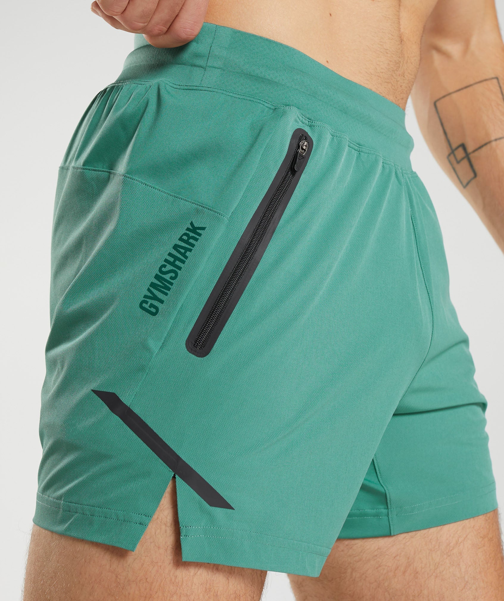 Gymshark Apex 5" Perform Shorts Hoya Green