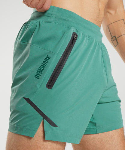 Gymshark Apex 5" Perform Shorts Hoya Green
