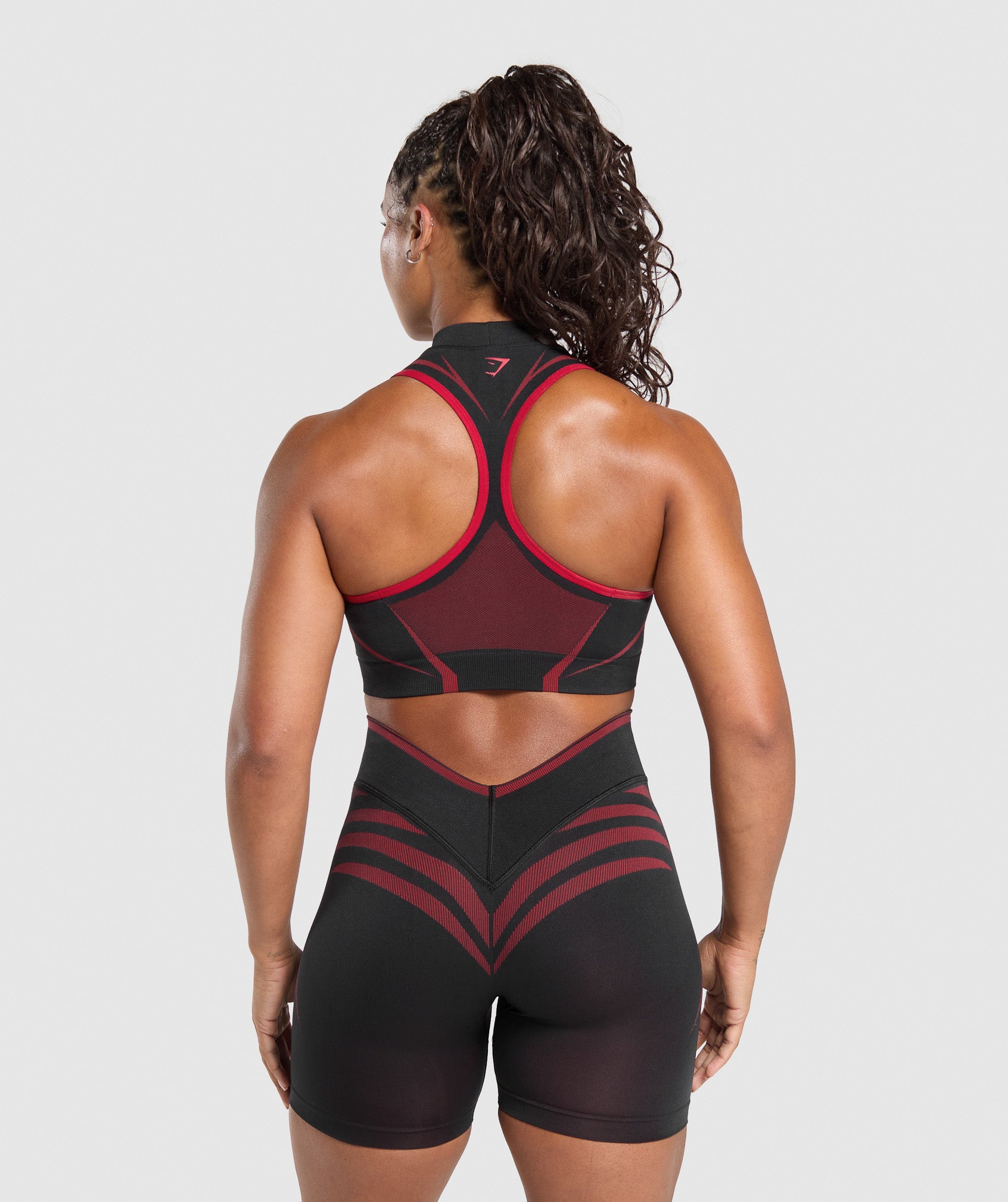 Women's Gymshark Apex Lift Seamless Crop Top Black