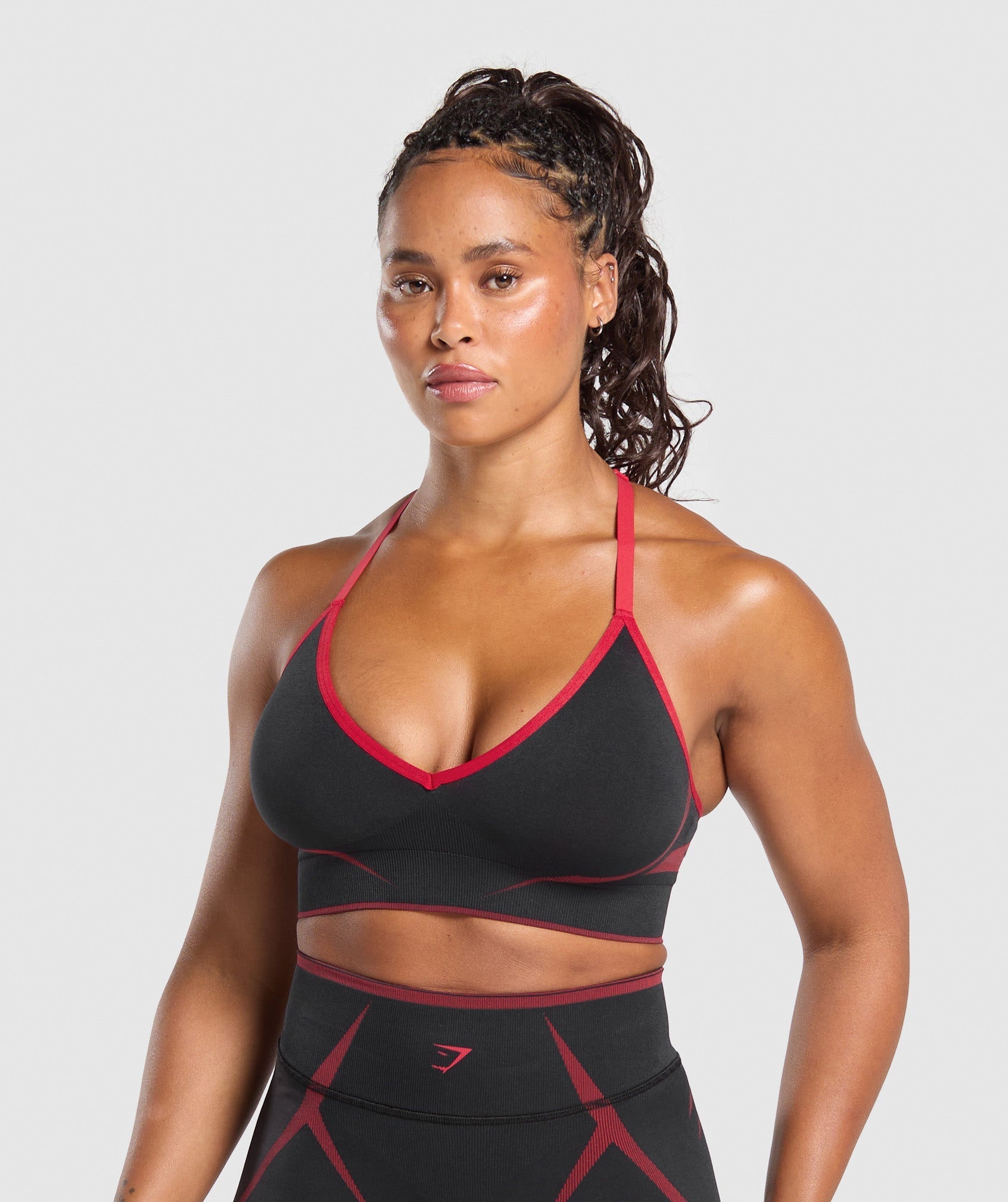Women's Gymshark Apex Lift  Seamless Sports Bra Black