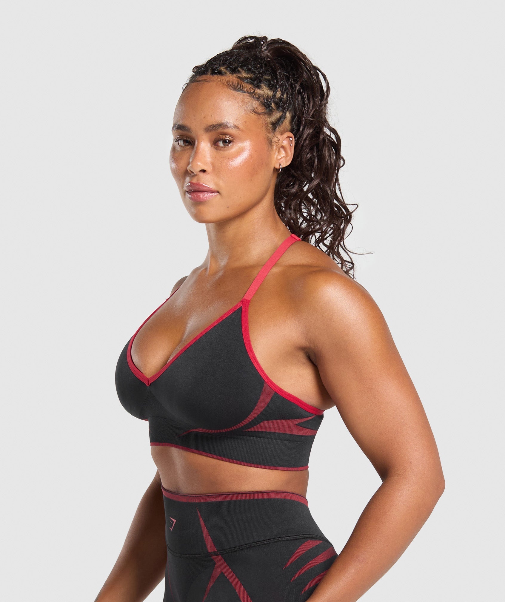 Women's Gymshark Apex Lift  Seamless Sports Bra Black