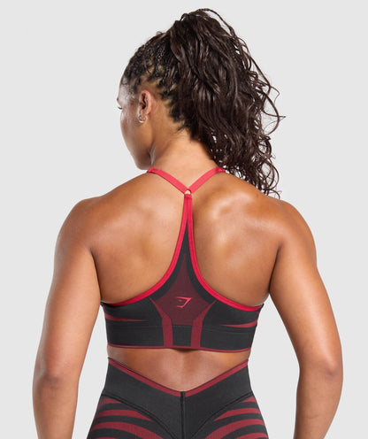 Women's Gymshark Apex Lift  Seamless Sports Bra Black