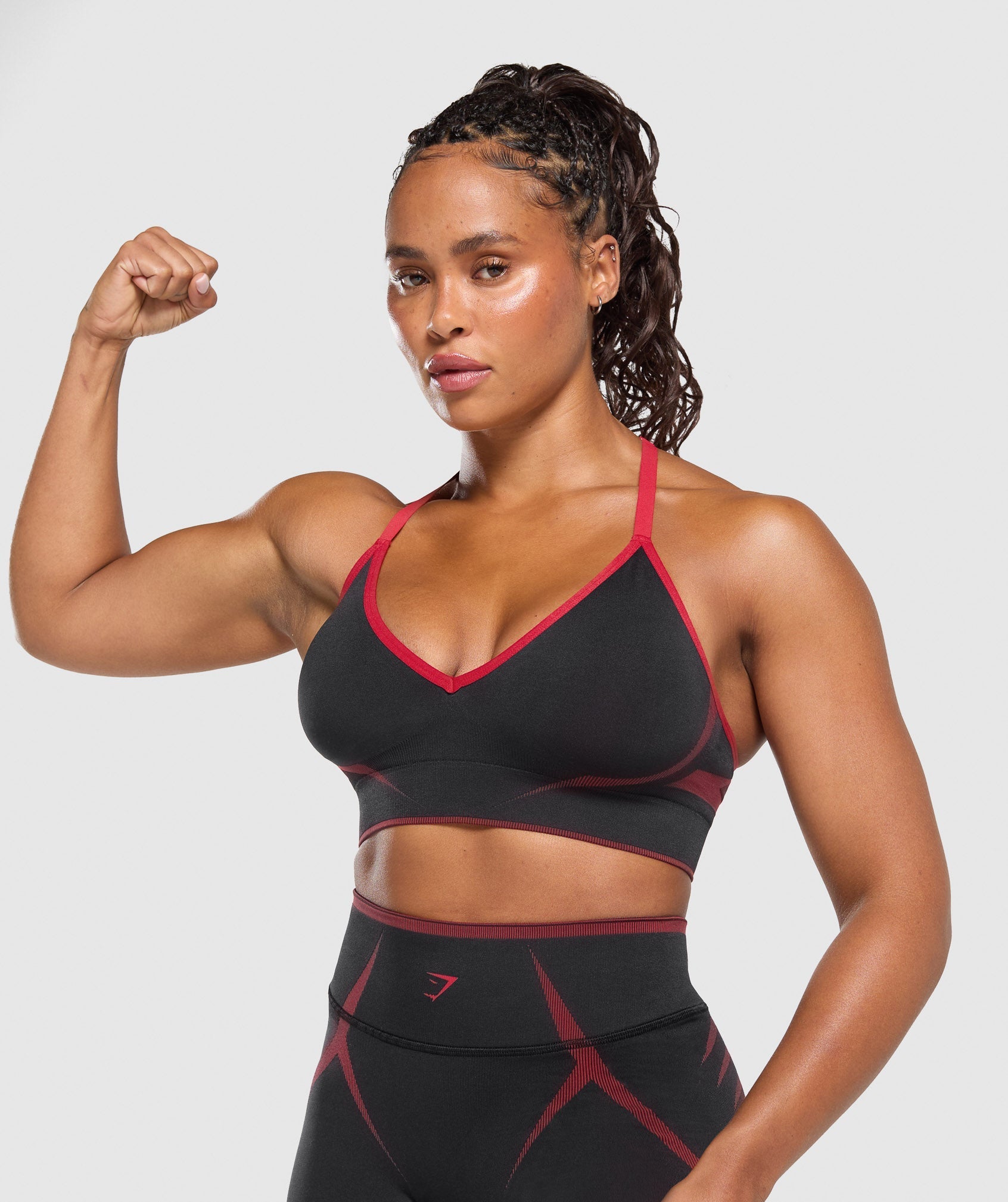 Women's Gymshark Apex Lift  Seamless Sports Bra Black