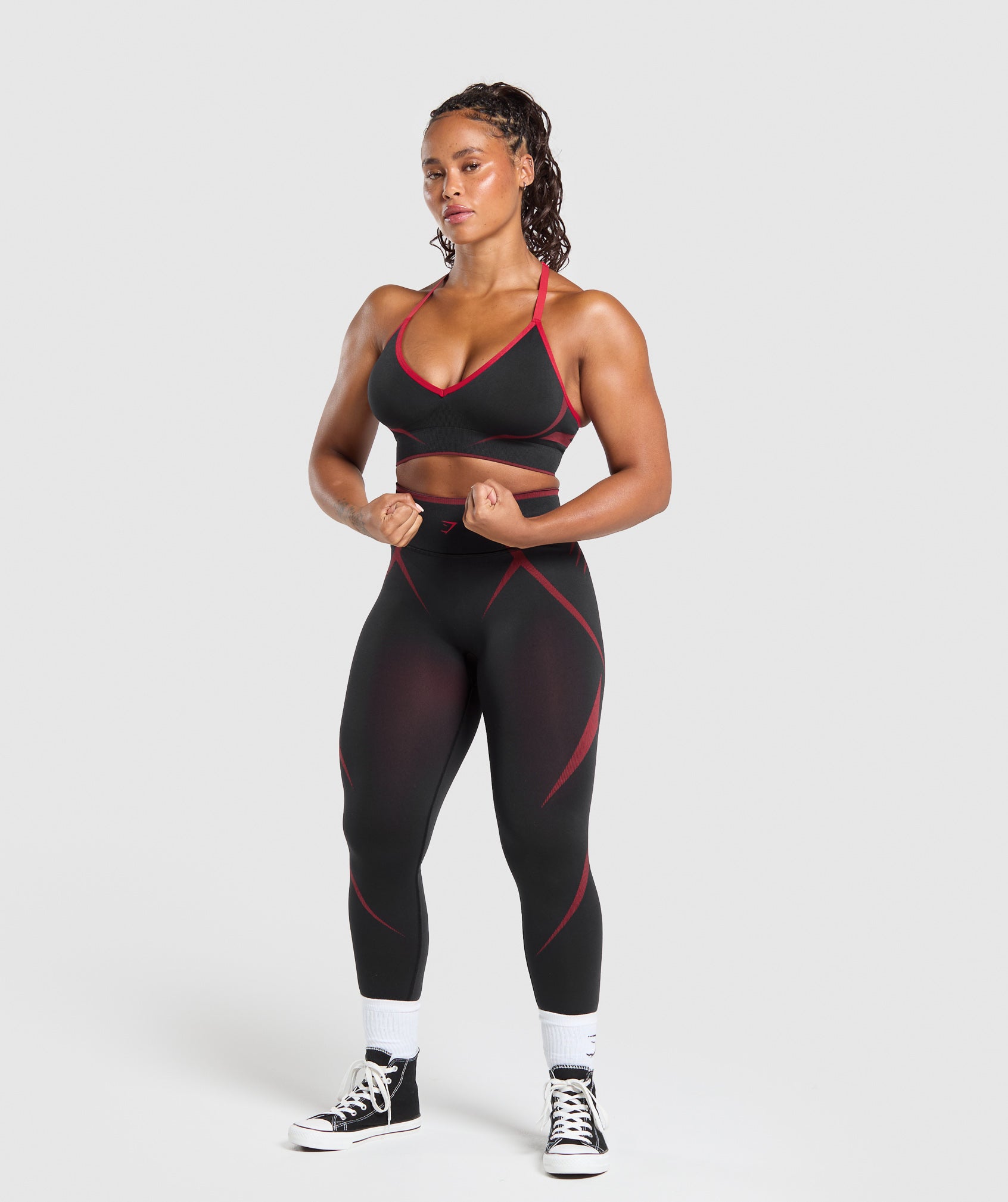 Women's Gymshark Apex Lift  Seamless Sports Bra Black