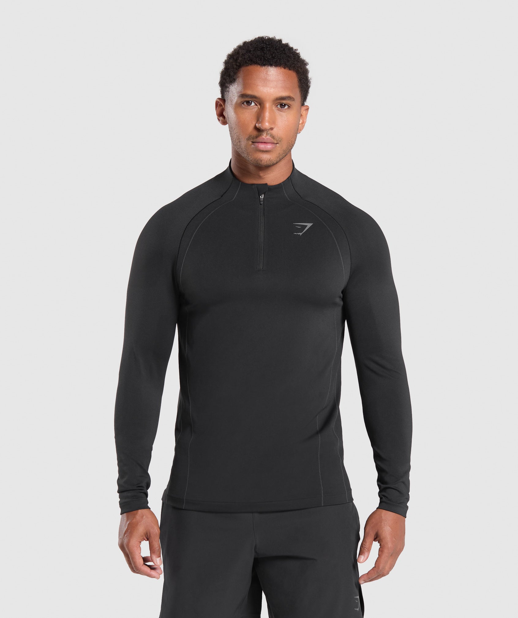 Gymshark Apex Seamless 1/4 Zip Black