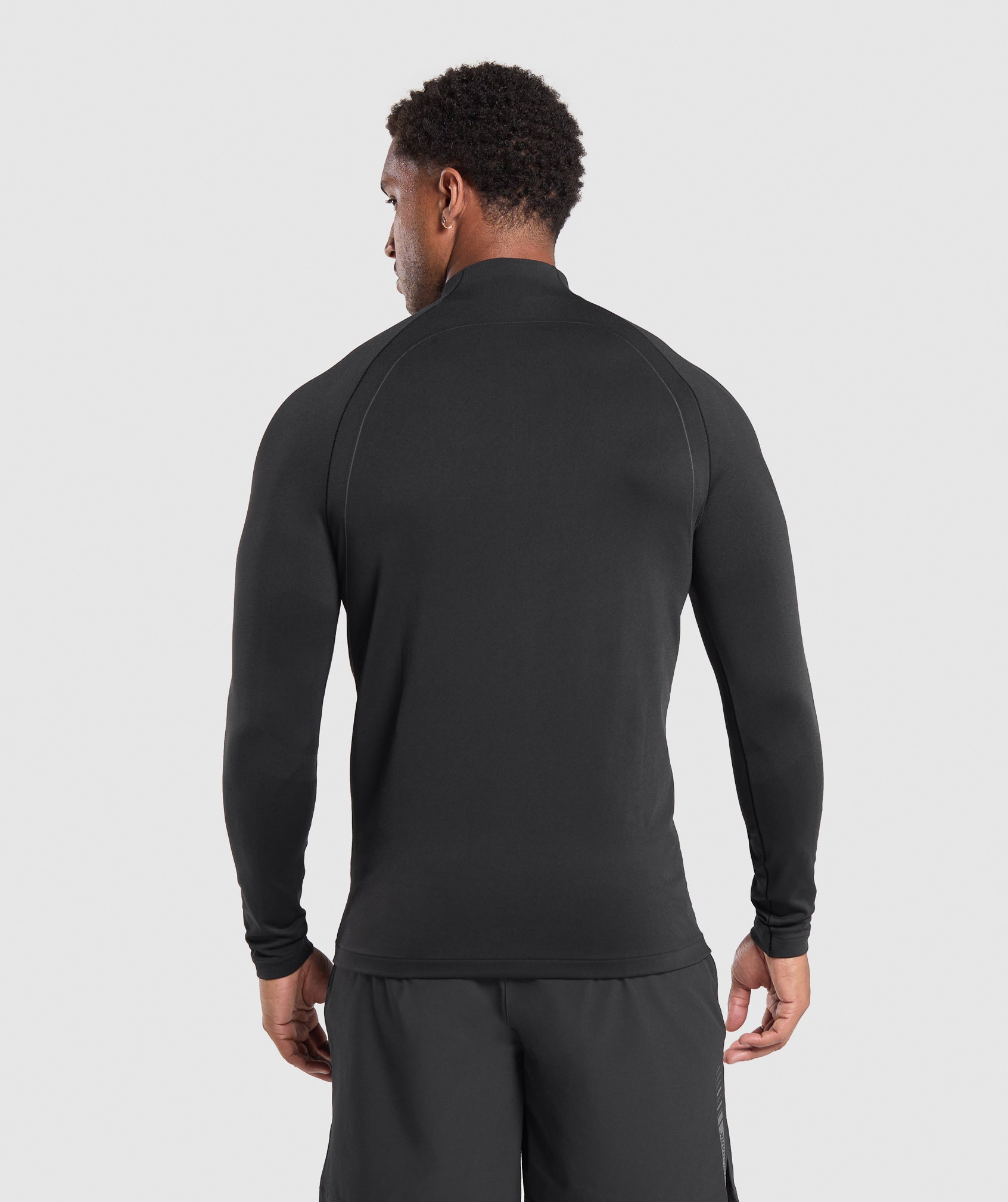 Gymshark Apex Seamless 1/4 Zip Black