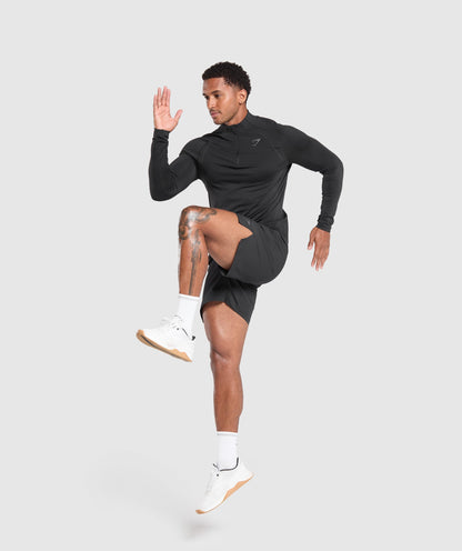 Gymshark Apex Seamless 1/4 Zip Black