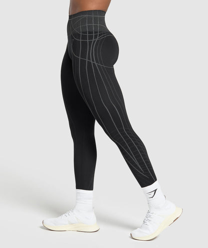 Women's Gymshark Apex Seamless Leggings Black